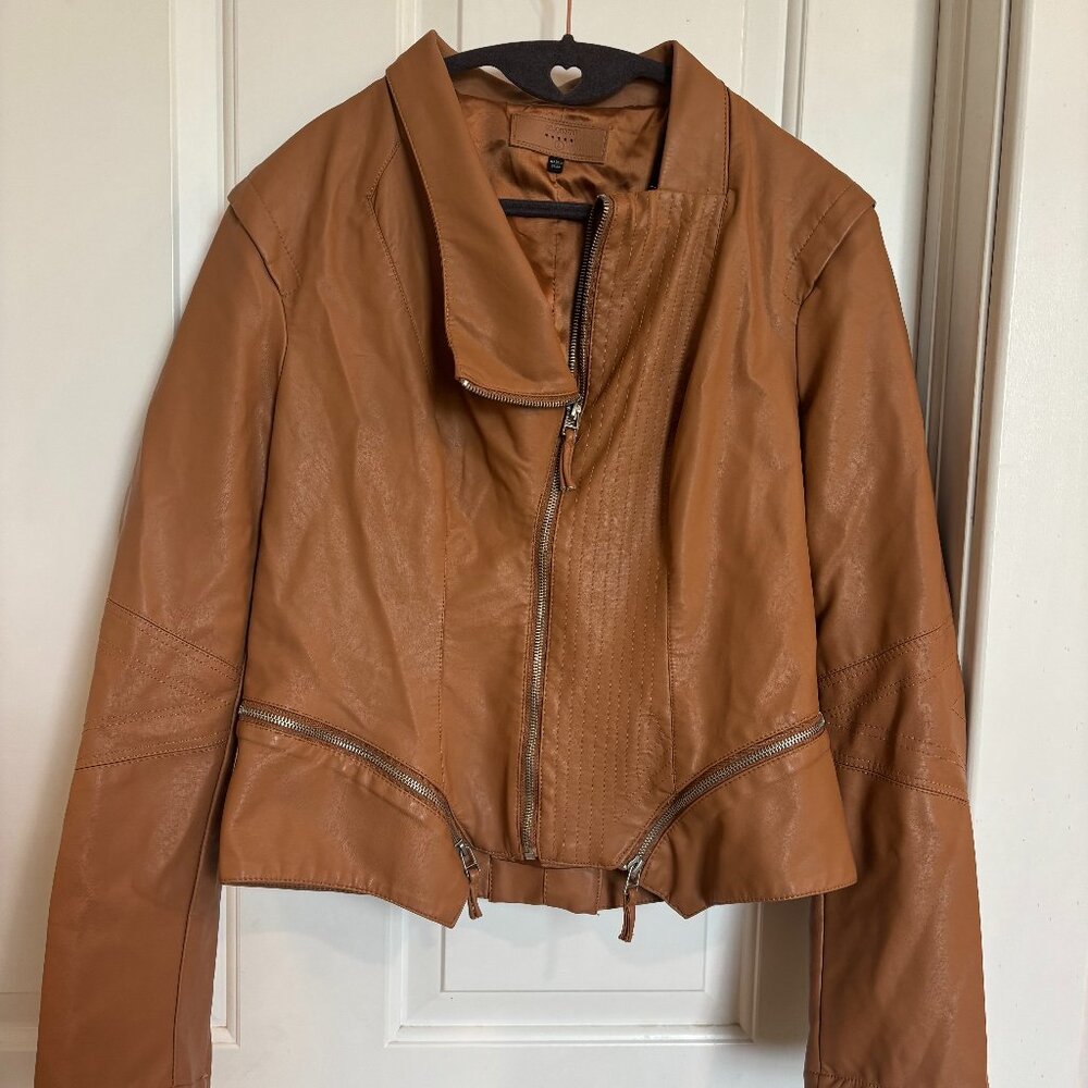 Blank NYC Brown Leather Jacket